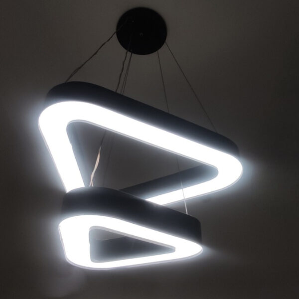 چراغ دکوراتیو آویز LED مثلثی