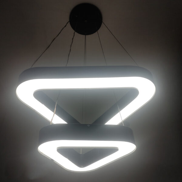 چراغ دکوراتیو آویز LED مثلثی