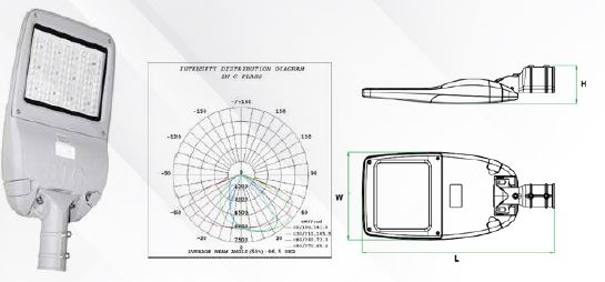 چراغ خیابانی SMD شهاب (سری M)